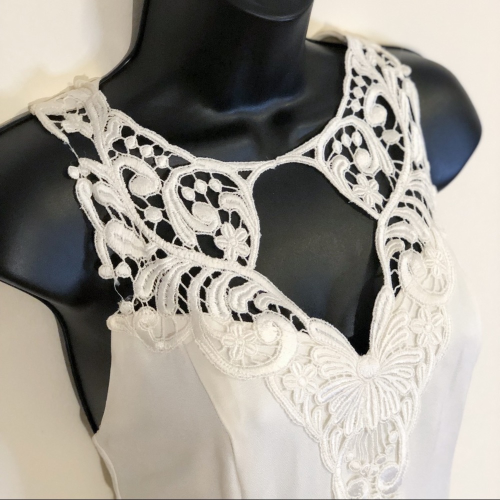 Vintage 1980s Wedding Dress - Picture 11 of 16